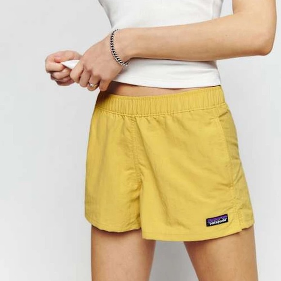 New Patagonia Barely Baggies Shorts Size L  Color:Surfboard Yellow with tags⭐️⭐️ - Picture 3 of 17